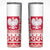 Polish Christmas Skinny Tumbler Poland Emblem and Lachy Sadeckie Pattern - Wonder Print Shop