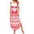 Polish Christmas Summer Maxi Dress - Poland Emblem and Lachy Sadeckie Pattern - Wonder Print Shop