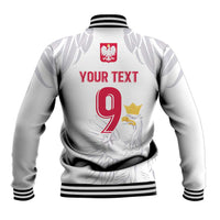 Custom Polish Football Jersey Baseball Jacket Polska Eagle Athletic Soccer - Wonder Print Shop