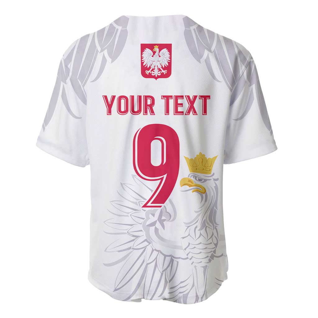 Custom Polish Football Jersey Baseball Jersey Polska Eagle Athletic Soccer - Wonder Print Shop
