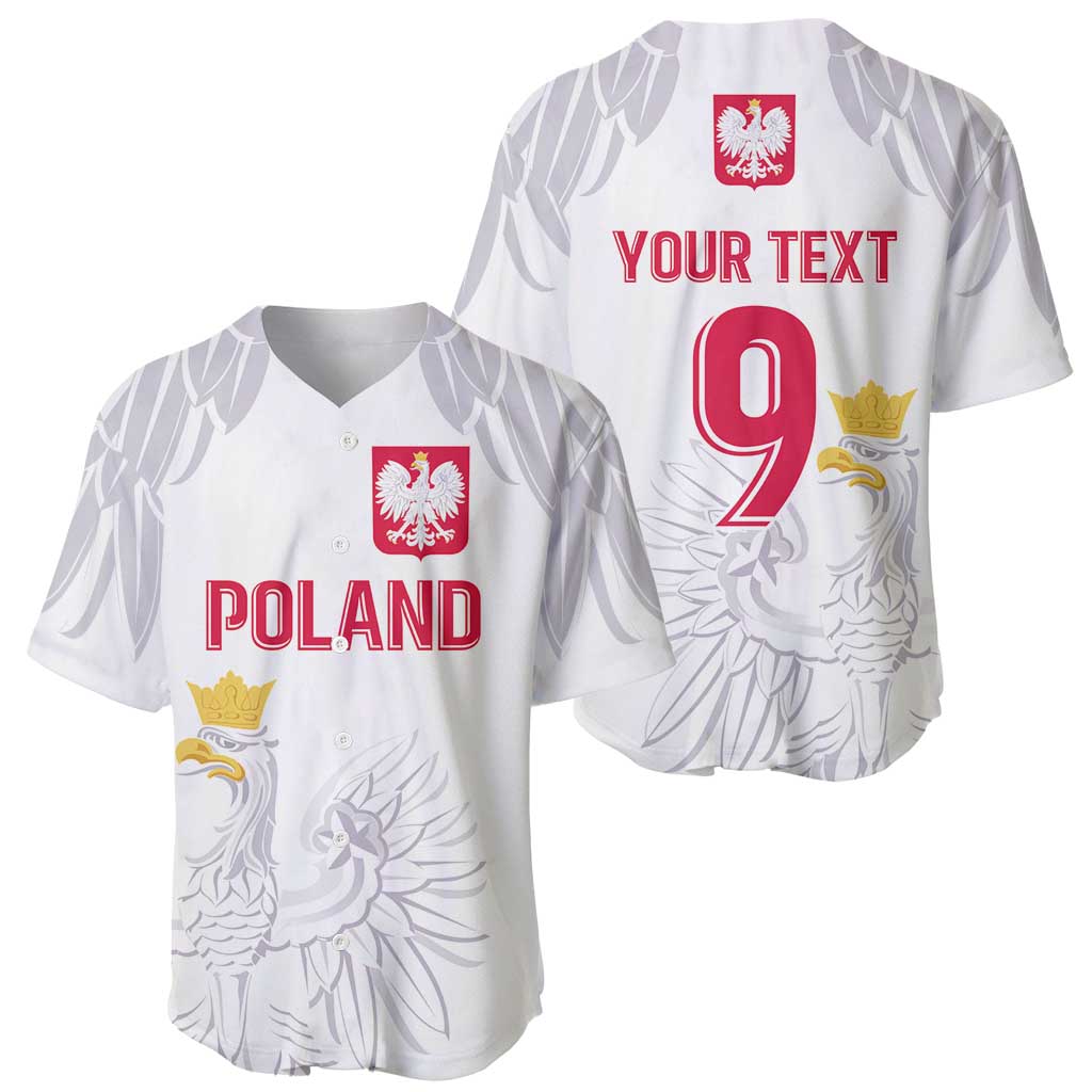 Custom Polish Football Jersey Baseball Jersey Polska Eagle Athletic Soccer - Wonder Print Shop