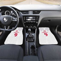 Custom Polish Football Jersey Car Mats Polska Eagle Athletic Soccer - Wonder Print Shop