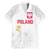 Custom Polish Football Jersey Family Matching Mermaid Dress and Hawaiian Shirt Polska Eagle Athletic Soccer - Wonder Print Shop