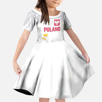 Custom Polish Football Jersey Family Matching Puletasi and Hawaiian Shirt Polska Eagle Athletic Soccer - Wonder Print Shop