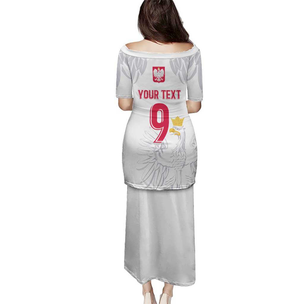 Custom Polish Football Jersey Family Matching Puletasi and Hawaiian Shirt Polska Eagle Athletic Soccer - Wonder Print Shop