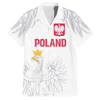 Custom Polish Football Jersey Hawaiian Shirt Polska Eagle Athletic Soccer - Wonder Print Shop