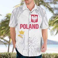Custom Polish Football Jersey Hawaiian Shirt Polska Eagle Athletic Soccer - Wonder Print Shop