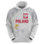 Custom Polish Football Jersey Hoodie Polska Eagle Athletic Soccer - Wonder Print Shop