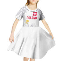Custom Polish Football Jersey Kid Short Sleeve Dress Polska Eagle Athletic Soccer - Wonder Print Shop