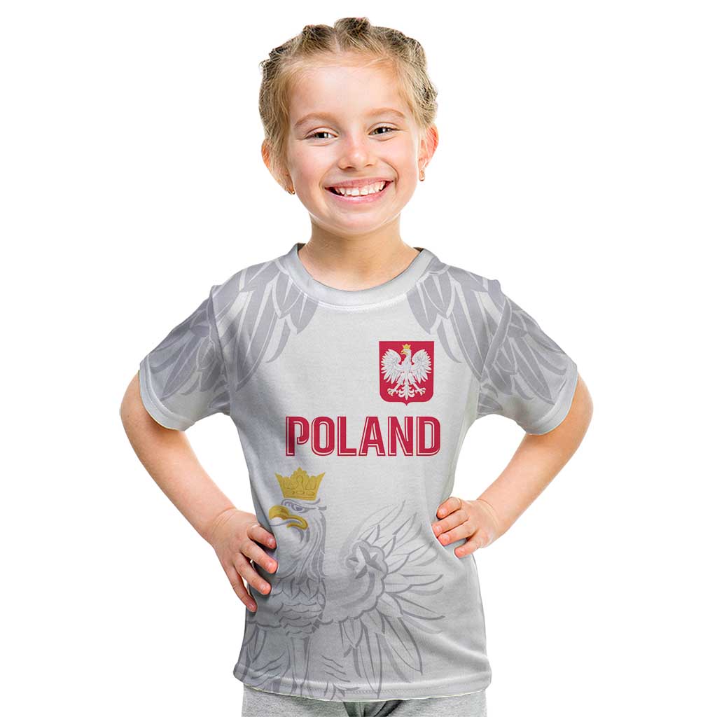 Custom Polish Football Jersey Kid T Shirt Polska Eagle Athletic Soccer - Wonder Print Shop