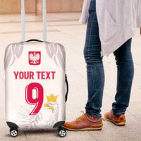 Custom Polish Football Jersey Luggage Cover Polska Eagle Athletic Soccer - Wonder Print Shop