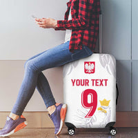 Custom Polish Football Jersey Luggage Cover Polska Eagle Athletic Soccer - Wonder Print Shop