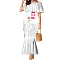 Custom Polish Football Jersey Mermaid Dress Polska Eagle Athletic Soccer - Wonder Print Shop
