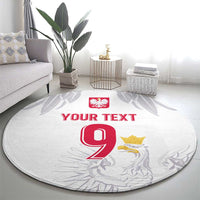 Custom Polish Football Jersey Round Carpet Polska Eagle Athletic Soccer