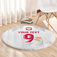 Custom Polish Football Jersey Round Carpet Polska Eagle Athletic Soccer