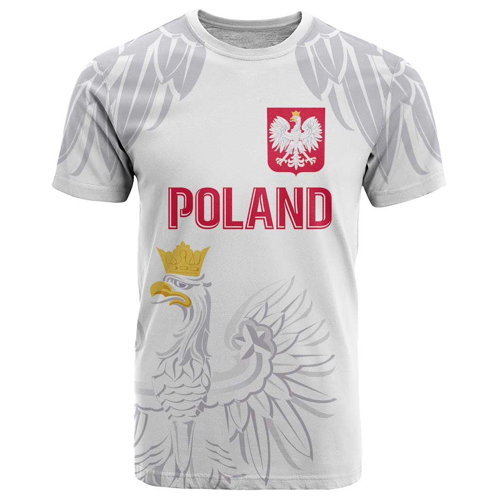 Custom Polish Football Jersey T Shirt Polska Eagle Athletic Soccer - Wonder Print Shop