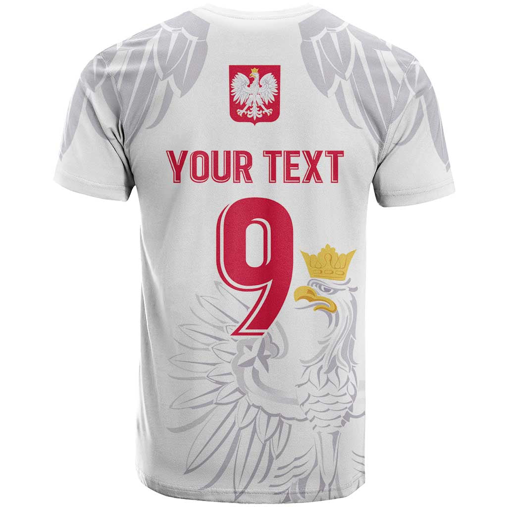 Custom Polish Football Jersey T Shirt Polska Eagle Athletic Soccer - Wonder Print Shop