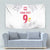 Custom Polish Football Jersey Tapestry Polska Eagle Athletic Soccer - Wonder Print Shop