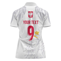 Custom Polish Football Jersey Women Polo Shirt Polska Eagle Athletic Soccer - Wonder Print Shop