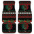Mexican Christmas Car Mats Feliz Navidad Aztec Eagle Emblem and Poinsettia - Wonder Print Shop