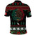 Mexican Christmas Polo Shirt Feliz Navidad Aztec Eagle Emblem and Poinsettia - Wonder Print Shop