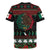 Mexican Christmas Rugby Jersey Feliz Navidad Aztec Eagle Emblem and Poinsettia - Wonder Print Shop