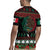 Mexican Christmas Rugby Jersey Feliz Navidad Aztec Eagle Emblem and Poinsettia - Wonder Print Shop