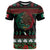 Mexican Christmas T Shirt Feliz Navidad Aztec Eagle Emblem and Poinsettia - Wonder Print Shop