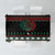 Mexican Christmas Tablecloth Feliz Navidad Aztec Eagle Emblem and Poinsettia - Wonder Print Shop