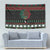 Mexican Christmas Tapestry Feliz Navidad Aztec Eagle Emblem and Poinsettia - Wonder Print Shop