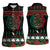 Mexican Christmas Women Sleeveless Polo Shirt Feliz Navidad Aztec Eagle Emblem and Poinsettia - Wonder Print Shop