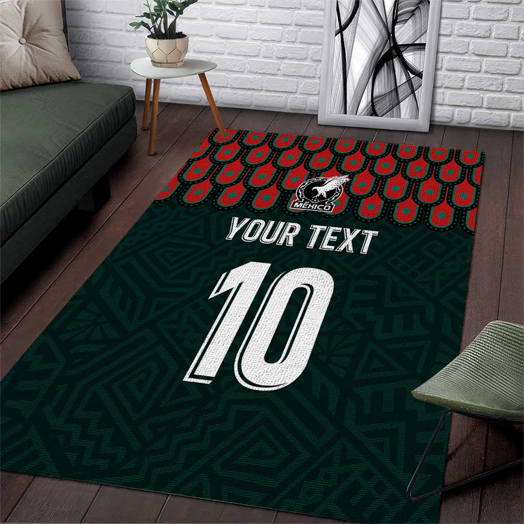 Custom Mexican Football Jersey Special Edition 2024 Area Rug - Wonder Print Shop