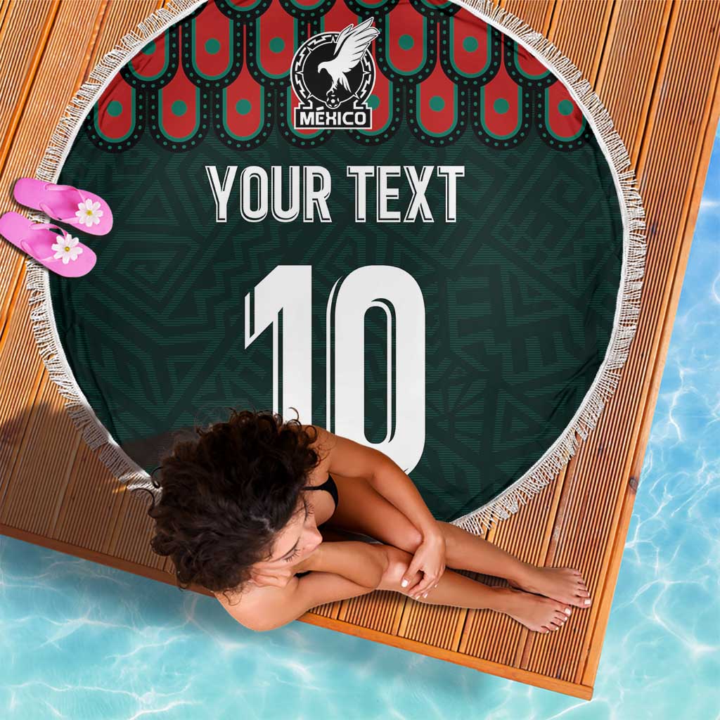 Custom Mexican Football Jersey Special Edition 2024 Beach Blanket - Wonder Print Shop