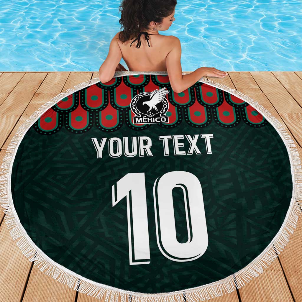 Custom Mexican Football Jersey Special Edition 2024 Beach Blanket - Wonder Print Shop