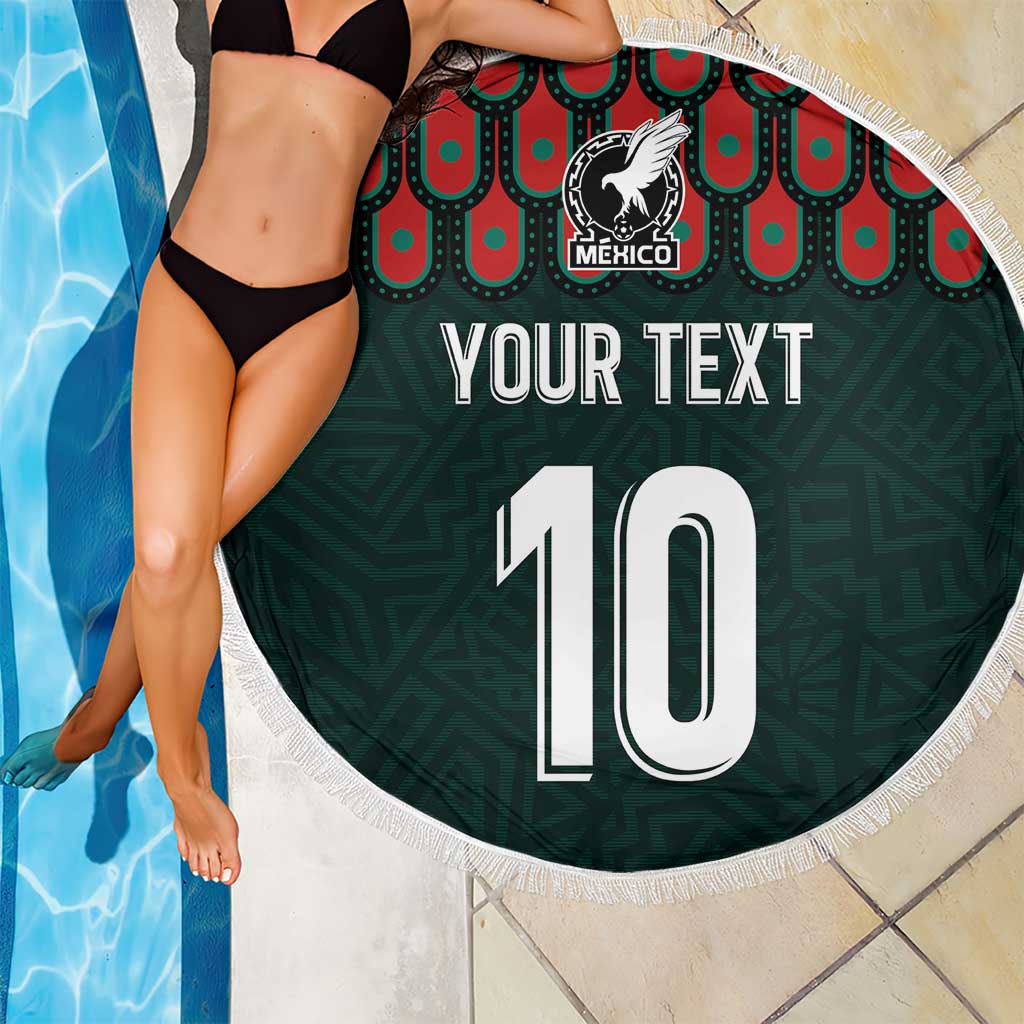Custom Mexican Football Jersey Special Edition 2024 Beach Blanket - Wonder Print Shop