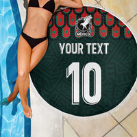 Custom Mexican Football Jersey Special Edition 2024 Beach Blanket - Wonder Print Shop