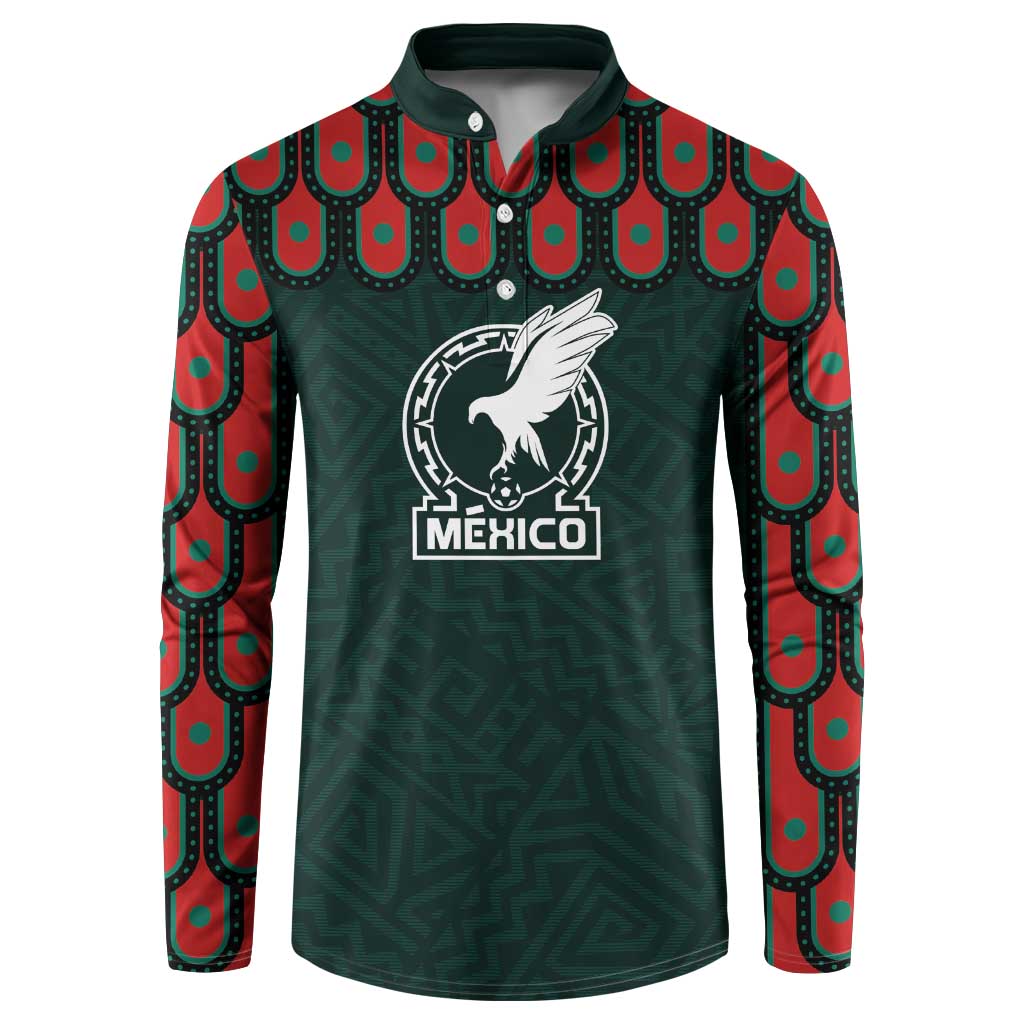 Custom Mexican Football Jersey Special Edition 2024 Button Sweatshirt - Wonder Print Shop