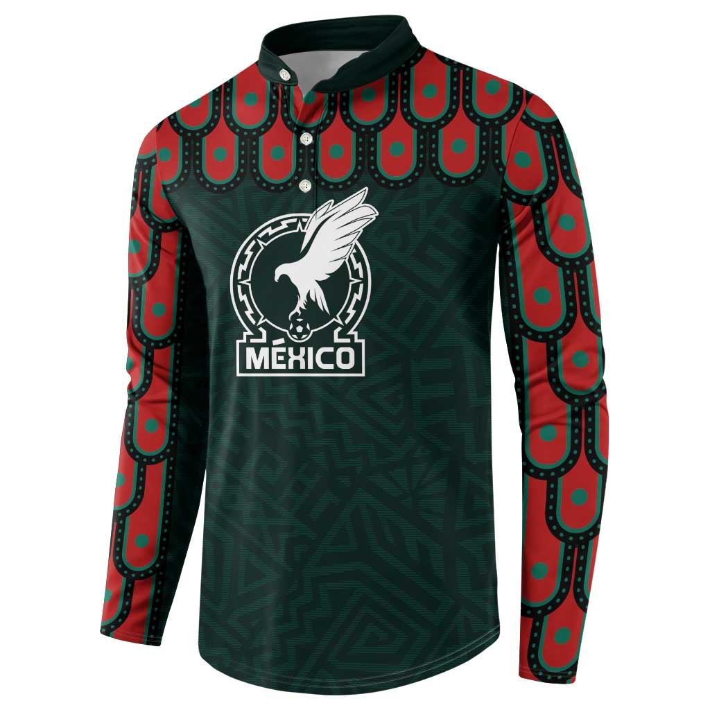 Custom Mexican Football Jersey Special Edition 2024 Button Sweatshirt - Wonder Print Shop