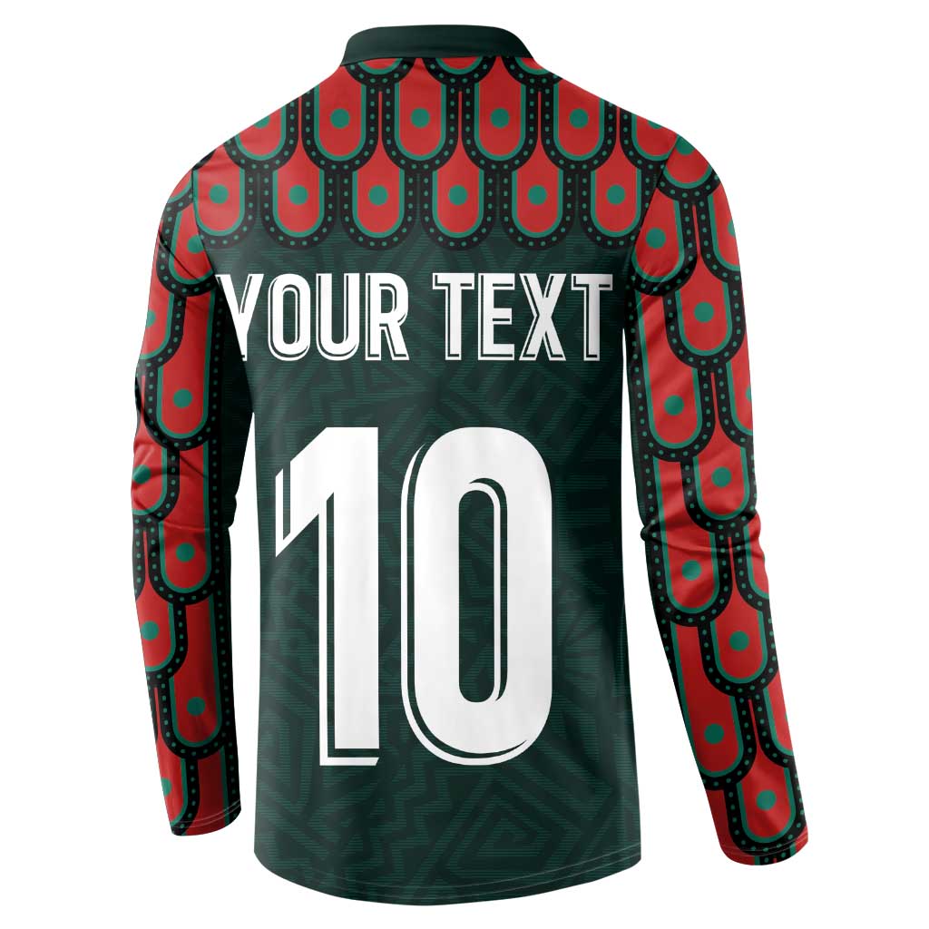Custom Mexican Football Jersey Special Edition 2024 Button Sweatshirt - Wonder Print Shop