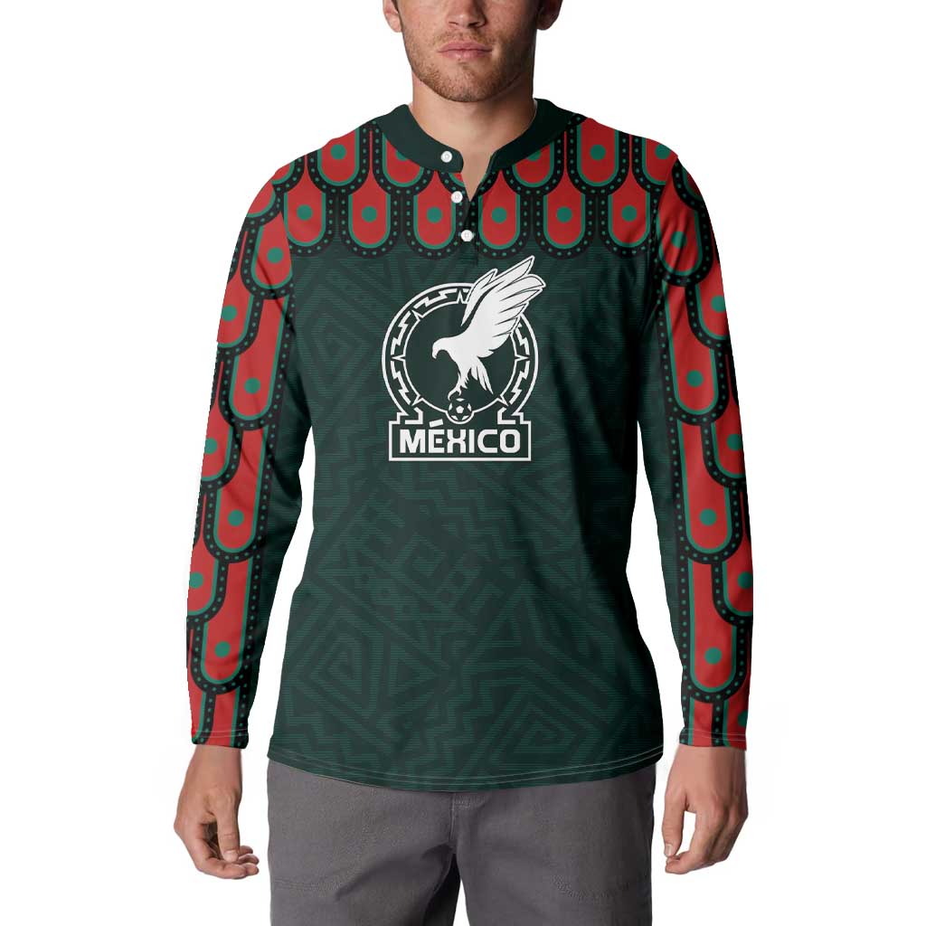 Custom Mexican Football Jersey Special Edition 2024 Button Sweatshirt - Wonder Print Shop