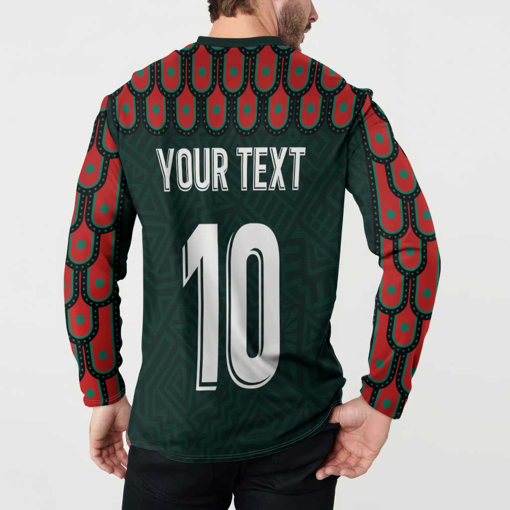 Custom Mexican Football Jersey Special Edition 2024 Button Sweatshirt - Wonder Print Shop