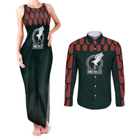 Custom Mexican Football Jersey Special Edition 2024 Couples Matching Tank Maxi Dress and Long Sleeve Button Shirt - Wonder Print Shop