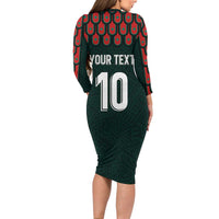 Custom Mexican Football Jersey Special Edition 2024 Family Matching Long Sleeve Bodycon Dress and Hawaiian Shirt - Wonder Print Shop