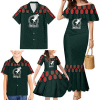 Custom Mexican Football Jersey Special Edition 2024 Family Matching Mermaid Dress and Hawaiian Shirt - Wonder Print Shop