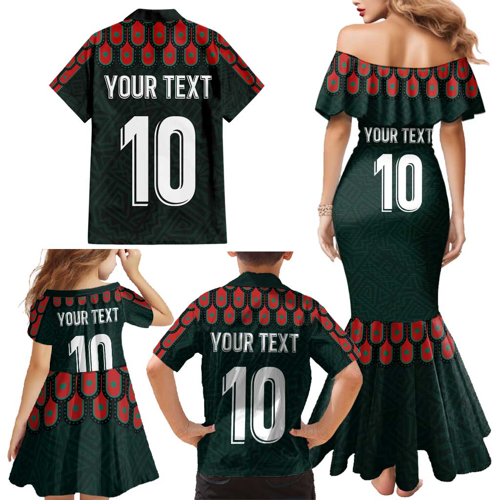 Custom Mexican Football Jersey Special Edition 2024 Family Matching Mermaid Dress and Hawaiian Shirt - Wonder Print Shop