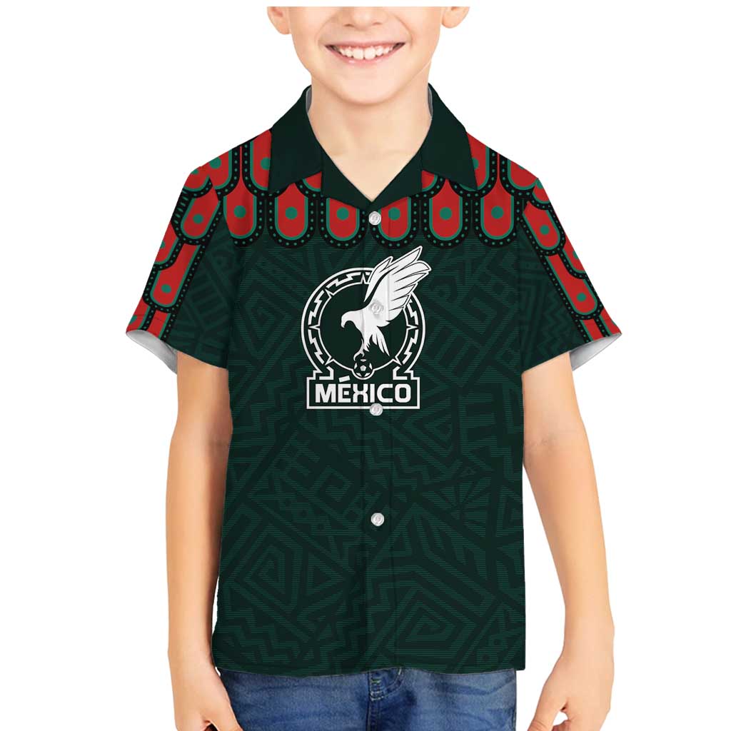 Custom Mexican Football Jersey Special Edition 2024 Family Matching Mermaid Dress and Hawaiian Shirt - Wonder Print Shop