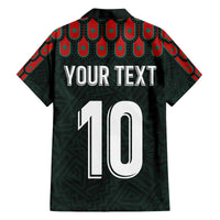 Custom Mexican Football Jersey Special Edition 2024 Family Matching Off The Shoulder Long Sleeve Dress and Hawaiian Shirt - Wonder Print Shop