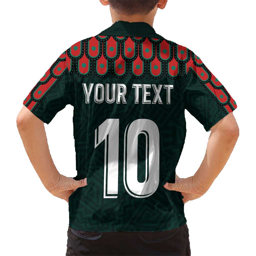 Custom Mexican Football Jersey Special Edition 2024 Family Matching Short Sleeve Bodycon Dress and Hawaiian Shirt - Wonder Print Shop