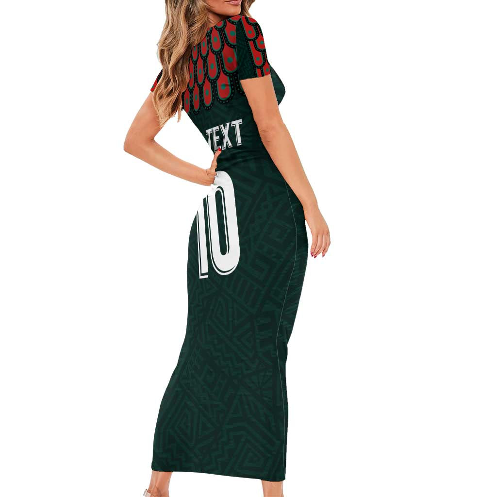 Custom Mexican Football Jersey Special Edition 2024 Family Matching Short Sleeve Bodycon Dress and Hawaiian Shirt - Wonder Print Shop