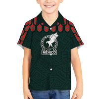 Custom Mexican Football Jersey Special Edition 2024 Family Matching Short Sleeve Bodycon Dress and Hawaiian Shirt - Wonder Print Shop